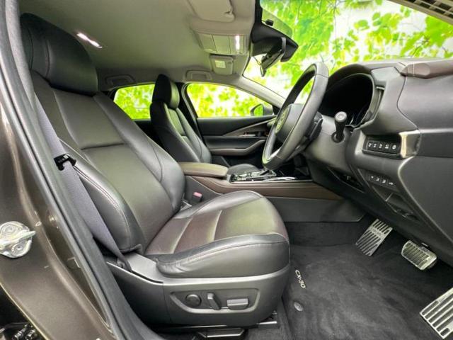 ＣＸ－３０ ＸＤ　Ｌパッケージ　新品タイヤ／ＢＯＳＥ／保証書／純正　８インチ　ＳＤナビ／アイアクティブセンス（マツダ）／シートヒーター　前席／全方位モニター／車線逸脱防止支援システム／シート　合皮／電動バックドア　全周囲カメラ（4枚目）