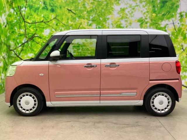 ムーヴキャンバス ストライプスＧ　純正　ナビ／スマートアシスト（トヨタ・ダイハツ）／両側電動スライドドア／シートヒーター　前席／車線逸脱防止支援システム／ヘッドランプ　ＬＥＤ／ＵＳＢジャック／Ｂｌｕｅｔｏｏｔｈ接続　バックカメラ（2枚目）