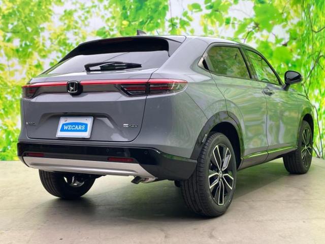 ヴェゼル ｅＨＥＶ　Ｚ　保証書／ディスプレイオーディオ＋ナビ９インチ／ホンダセンシング／シートヒーター　前席／車線逸脱防止支援システム／電動バックドア／登録済未使用車／ヘッドランプ　ＬＥＤ／ＵＳＢジャック　バックカメラ（3枚目）