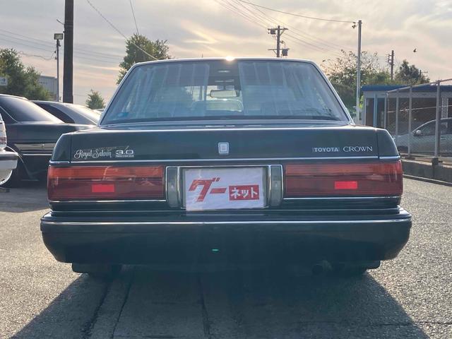 クラウン 3.0ロイヤルサルーン フェンダーミラー リアカーテン ハーフシートカバー アルミホイール AT カセット エアコン パワーウィンドウ(16枚目)