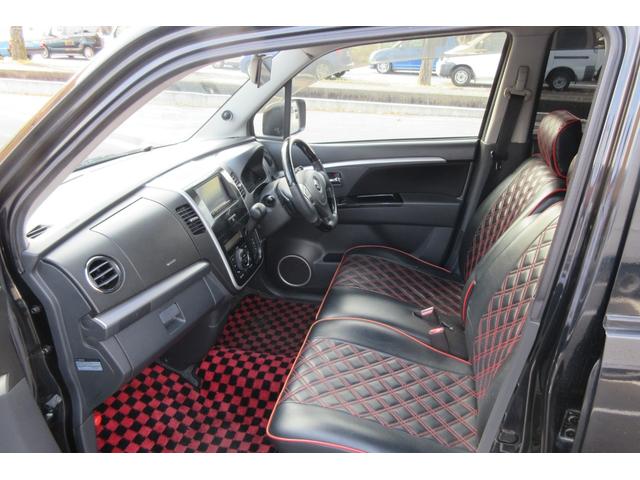 T ターボ フルエアロ ローダウン 車高調 HDDナビ フルセグTV フリップダウンモニター 社外16インチアルミホイール スマートキー HIDヘッドランプ オートエアコン ETC(17枚目)