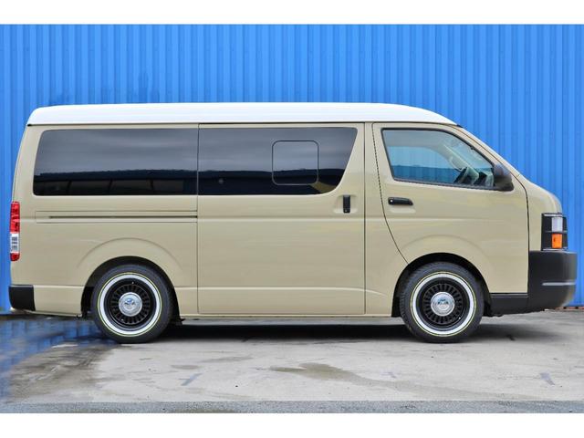 ロングワイドスーパーGL Renoca CoastLines キャンプ アウトドア 釣り サーフィン 車中泊 バンライフ ハイエースライフ 4型 2インチローダウン 2WD 17インチホイール FLEXデニムシートカバー(35枚目)