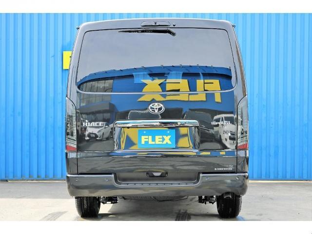 スーパーGL ダークプライムII FLEXCUSTOM 新車DARKPRIMEII ディーゼル2WD 2インチローダウン車両 キャンプ アウトドア 釣り サーフィン 車中泊 バンライフ ハイエースライフ(8枚目)