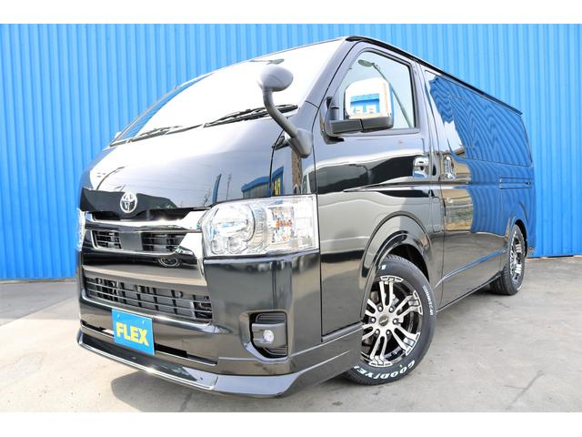 スーパーGL ダークプライムII FLEXCUSTOM 新車DARKPRIMEII ディーゼル2WD 2インチローダウン車両 キャンプ アウトドア 釣り サーフィン 車中泊 バンライフ ハイエースライフ(24枚目)