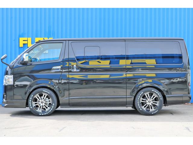 スーパーGL ダークプライムII FLEXCUSTOM 新車DARKPRIMEII ディーゼル2WD 2インチローダウン車両 キャンプ アウトドア 釣り サーフィン 車中泊 バンライフ ハイエースライフ(25枚目)