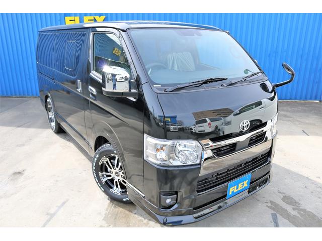 スーパーGL ダークプライムII FLEXCUSTOM 新車DARKPRIMEII ディーゼル2WD 2インチローダウン車両 キャンプ アウトドア 釣り サーフィン 車中泊 バンライフ ハイエースライフ(31枚目)