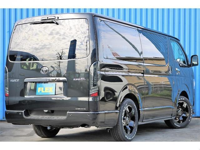 スーパーGL ダークプライムII FLEXCUSTOM DARKPRIMEII 床貼り ナビ ETC PVM全方位カメラ FLEXスポイラー FLEXホイールDELF03 グッドイヤーナスカータイヤ FLEXプレステージテールランプ(9枚目)