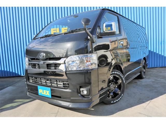スーパーGL ダークプライムII FLEXCUSTOM DARKPRIMEII 床貼り ナビ ETC PVM全方位カメラ FLEXスポイラー FLEXホイールDELF03 グッドイヤーナスカータイヤ FLEXプレステージテールランプ(25枚目)