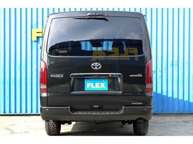 スーパーＧＬ　ダークプライムＩＩ　ＦＬＥＸオリジナルＴ－ＦＯＲＣＥバンパースポイラー　ＦＬＥＸネクサストレイルホイール　ＴＯＹＯオープンカントリータイヤ　ＦＬＥＸアルティメットテール　アルパインＢＩＧ－Ｘ１１インチ　ビルトインＥＴＣ(9枚目)