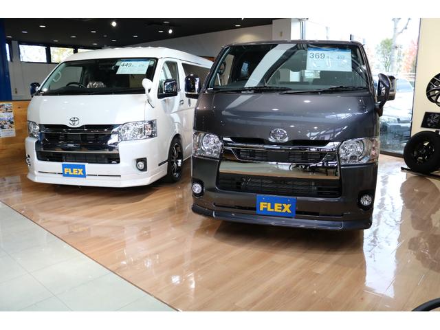 ハイエースワゴン ＧＬ　ロング　ＦＬＥＸフロントスポイラー　ＦＬＥＸオーバーフェンダー　ＦＬＥＸアーバングランデホイール　グッドイヤーナスカータイヤ　１．５インチローダウン　カロッツェリアナビ　カロッツェリアフリップモニター　ＥＴＣ（55枚目）