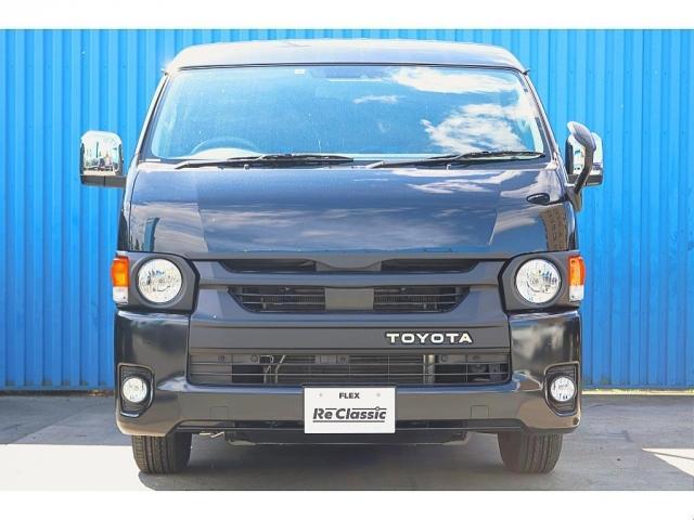 ハイエースワゴン ＧＬ　ロング　ＦＬＥＸＲｅＣｌａｓｓｉｃ丸目施工　ボンネットスムージング加工　ＦＬＥＸオーバーフェンダー　ＤＥＡＮクロスカントリーホイール　ＦＬＥＸシートカバー　ＦＬＥＸクラシックテールケンウッドＤＡ（16枚目）