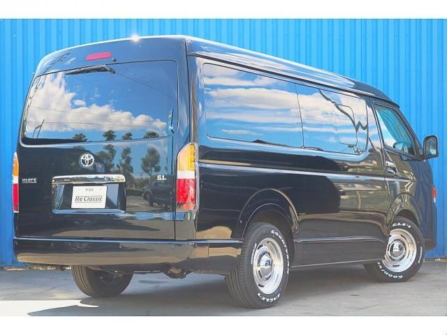 ハイエースワゴン ＧＬ　ロング　ＦＬＥＸＲｅＣｌａｓｓｉｃ丸目施工　ボンネットスムージング加工　ＦＬＥＸオーバーフェンダー　ＤＥＡＮクロスカントリーホイール　ＦＬＥＸシートカバー　ＦＬＥＸクラシックテールケンウッドＤＡ（21枚目）