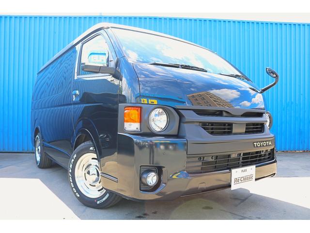 ハイエースワゴン ＧＬ　ロング　ＦＬＥＸＲｅＣｌａｓｓｉｃ丸目施工　ボンネットスムージング加工　ＦＬＥＸオーバーフェンダー　ＤＥＡＮクロスカントリーホイール　ＦＬＥＸシートカバー　ＦＬＥＸクラシックテールケンウッドＤＡ（29枚目）