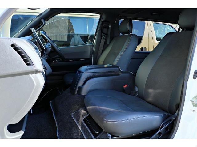 ハイエースバン スーパーGL ダークプライムII バットフェイスボンネット モデリスタフルエアロ リアバンパー FLEXオーバーフェンダー FLEXアルティメットVer2テール FLEXバルベロHEXホイール アルパインBIGX11インチナビ(7枚目)