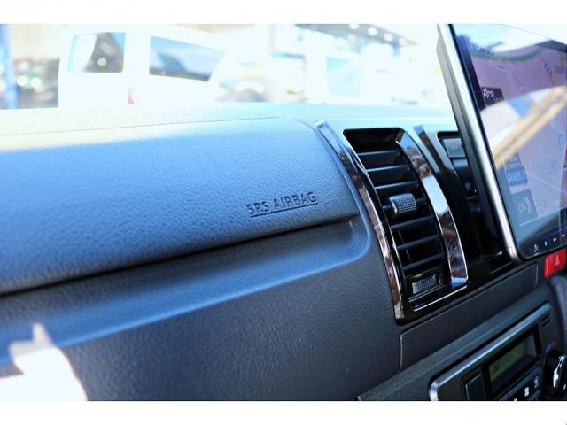 ハイエースバン スーパーGL ダークプライムII バットフェイスボンネット モデリスタフルエアロ リアバンパー FLEXオーバーフェンダー FLEXアルティメットVer2テール FLEXバルベロHEXホイール アルパインBIGX11インチナビ(12枚目)