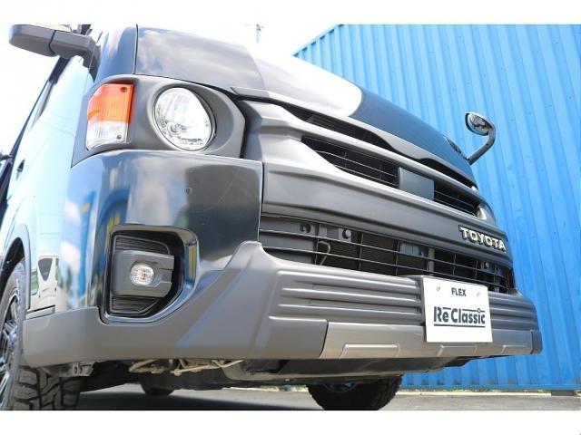 ハイエースバン スーパーGL ダークプライムII ReClassic施工 ボンネットスムージング T-Forceスポイラー オバフェン Delf04 オメガLEDテールランプ フリップベッド アルパイン7インチナビ&デジタルインナーミラー(17枚目)