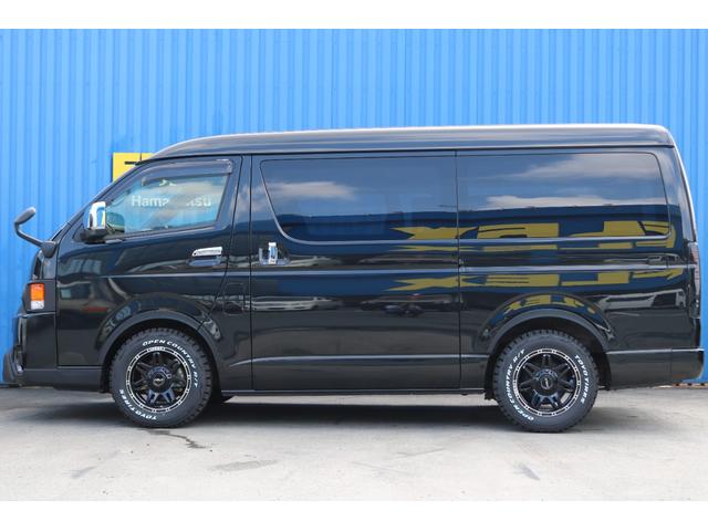 ハイエースバン スーパーGL ダークプライムII ReClassic施工 ボンネットスムージング T-Forceスポイラー オバフェン Delf04 オメガLEDテールランプ フリップベッド アルパイン7インチナビ&デジタルインナーミラー(32枚目)