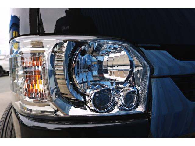 ハイエースバン スーパーGL ダークプライムII FLEXフロントスポイラー オーバーフェンダー DELF02ホイール アルティメットテール 1.5インチローダウン 室内サイドバー 7インチナビゲーション ビルトインETC バックカメラ(33枚目)