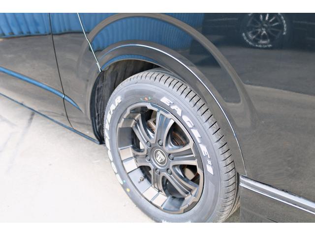 ハイエースバン スーパーGL ダークプライムII FLEXフロントスポイラー オバフェン W-DEEPSホイール アルティメットテール フリップアップベッド 1.5ローダウン 室内サイドバー パナ7インチナビ パイオニア天井スピーカー&フリップダウン(38枚目)