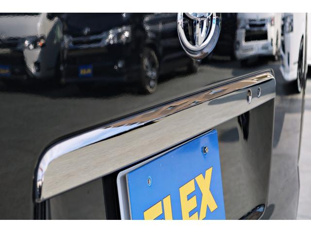 ハイエースバン スーパーGL ダークプライムII FLEXフロントスポイラー オバフェン W-DEEPSホイール アルティメットテール フリップアップベッド 1.5ローダウン 室内サイドバー パナ7インチナビ パイオニア天井スピーカー&フリップダウン(40枚目)