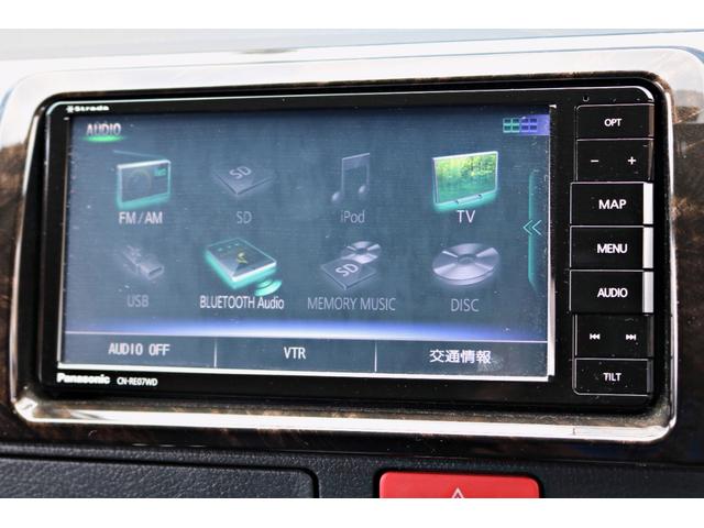 ハイエースバン スーパーGL ダークプライムII FLEXフロントスポイラー オバフェン W-DEEPSホイール アルティメットテール フリップアップベッド 1.5ローダウン 室内サイドバー パナ7インチナビ パイオニア天井スピーカー&フリップダウン(47枚目)