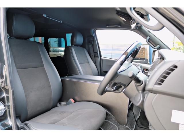 ハイエースバン スーパーGL ダークプライムII FLEXフロントスポイラー オバフェン W-DEEPSホイール アルティメットテール フリップアップベッド 1.5ローダウン 室内サイドバー パナ7インチナビ パイオニア天井スピーカー&フリップダウン(51枚目)