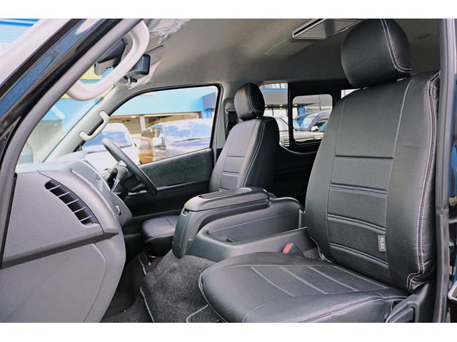 ハイエースワゴン GL FLEX Relaxing FLEXスポイラー&オバフェン 1インチローダウン DELF04ホイール FLEXシートカバー 煌LEDテールランプ カロ7インチナビ&フリップダウンモニター10インチ(34枚目)