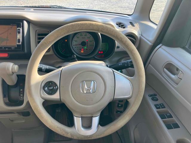 N-BOX G 両側スライドドア ナビ スマートキー アイドリングストップ 電動格納ミラー ベンチシート CVT 盗難防止システム ABS ESC 衝突安全ボディ エアコン パワーステアリング パワーウィンドウ(3枚目)