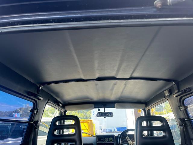 ジムニー ランドベンチャー ブルーM MT5速 シートカバー リフトアップGeolandar M/T 6.50R16 ブラッドレーホイール前後社外バンパー 新品天井ETC付きエアコン(26枚目)