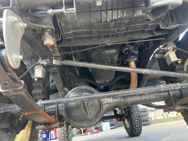 ジムニー ランドベンチャー ブルーM MT5速 シートカバー リフトアップGeolandar M/T 6.50R16 ブラッドレーホイール前後社外バンパー 新品天井ETC付きエアコン(37枚目)