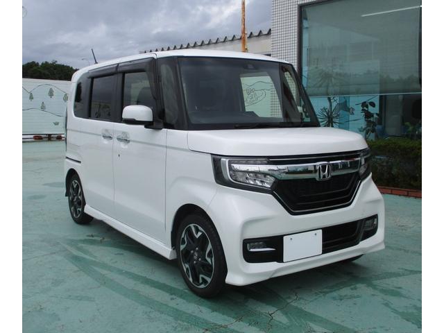 N-BOXカスタム G・Lターボホンダセンシング ナビ テレビ CD DVD ブルートゥース バックカメラ ETC LEDライト 両側パワースライドドア シートヒーター クルコン パドルシフト 衝突軽減ブレーキ リヤセンサー サイドエアバッグ(3枚目)
