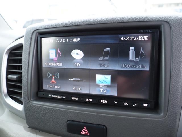 スペーシア Ｇ　両側スライドドア　ナビ　ＴＶ　キーレスエントリー　ベンチシート　ＣＶＴ　盗難防止システム　ＡＢＳ　ＣＤ　ＵＳＢ　ミュージックプレイヤー接続可　衝突安全ボディ　エアコン　パワーステアリング（4枚目）