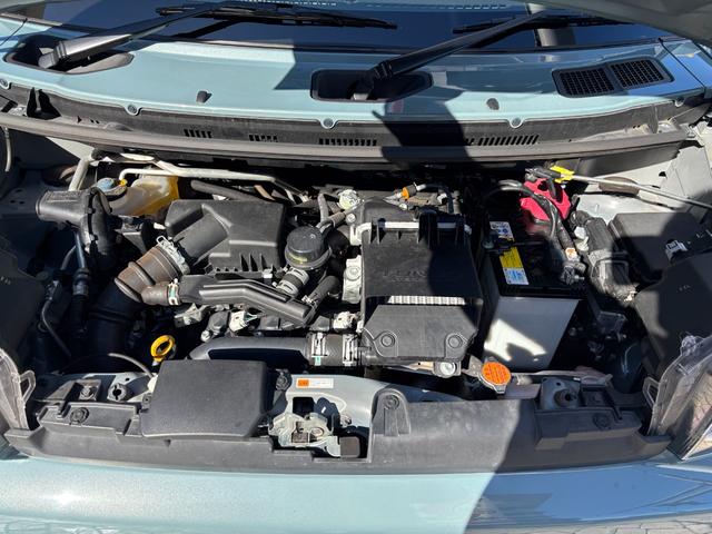 タフト Gターボ 15インチアルミホイール オートレベリング機能付フルLEDヘッドランプ LEDフォグランプ 本革巻ステアリングホイール 本革巻インパネセンターシフト TFTカラーマルチインフォメーションディスプレイ(48枚目)