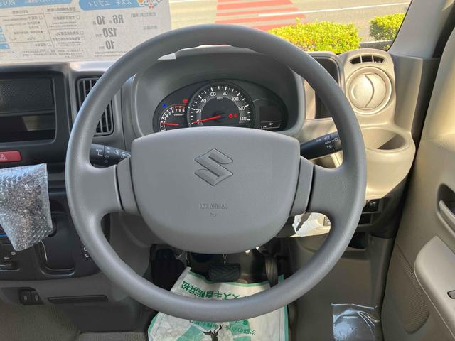 エブリイ ＰＡリミテッド　届け出済み未使用車　クリアランスソナー　レーンアシスト　衝突被害軽減システム　オートライト　キーレスエントリー　アイドリングストップ　ＣＶＴ　盗難防止システム　ＡＢＳ　ＥＳＣ　衝突安全ボディ　エアコン（3枚目）