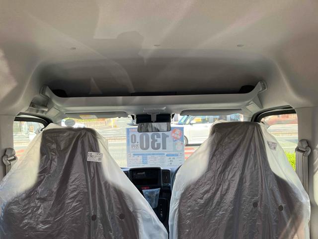 エブリイ ＰＡリミテッド　届け出済み未使用車　クリアランスソナー　レーンアシスト　衝突被害軽減システム　オートライト　キーレスエントリー　アイドリングストップ　ＣＶＴ　盗難防止システム　ＡＢＳ　ＥＳＣ　衝突安全ボディ　エアコン（26枚目）