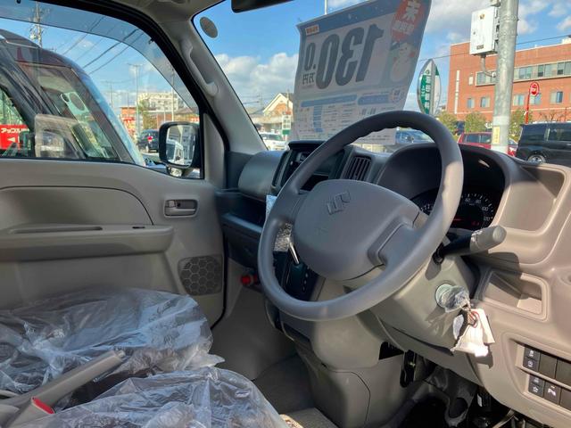 エブリイ ＰＡリミテッド　届け出済み未使用車　クリアランスソナー　レーンアシスト　衝突被害軽減システム　オートライト　キーレスエントリー　アイドリングストップ　ＣＶＴ　盗難防止システム　ＡＢＳ　ＥＳＣ　衝突安全ボディ　エアコン（36枚目）