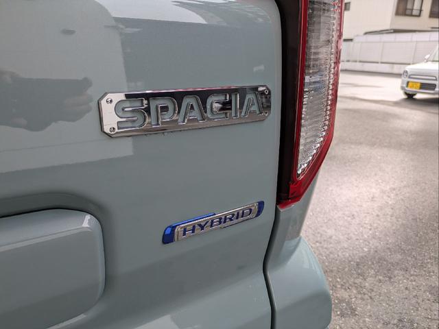 スペーシア ハイブリッドＸ　届出済未使用車！　両側電動スライドドア　クリアランスソナー　レーンアシスト　衝突被害軽減システム　オートライト　ＬＥＤヘッドランプ　スマートキー　アイドリングストップ　電動格納ミラー　シートヒーター（7枚目）