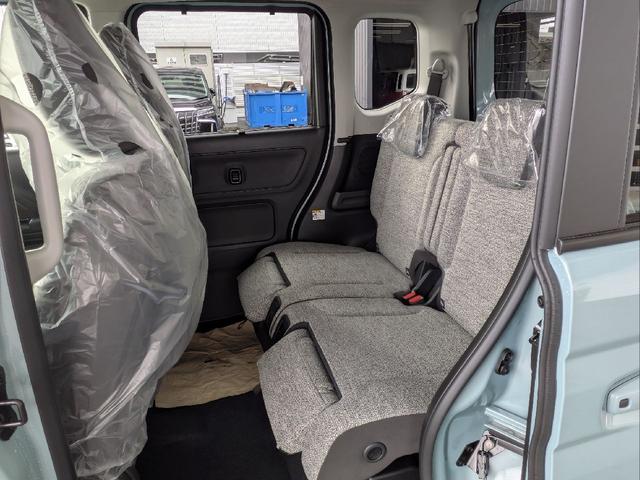 スペーシア ハイブリッドＸ　届出済未使用車！　両側電動スライドドア　クリアランスソナー　レーンアシスト　衝突被害軽減システム　オートライト　ＬＥＤヘッドランプ　スマートキー　アイドリングストップ　電動格納ミラー　シートヒーター（41枚目）