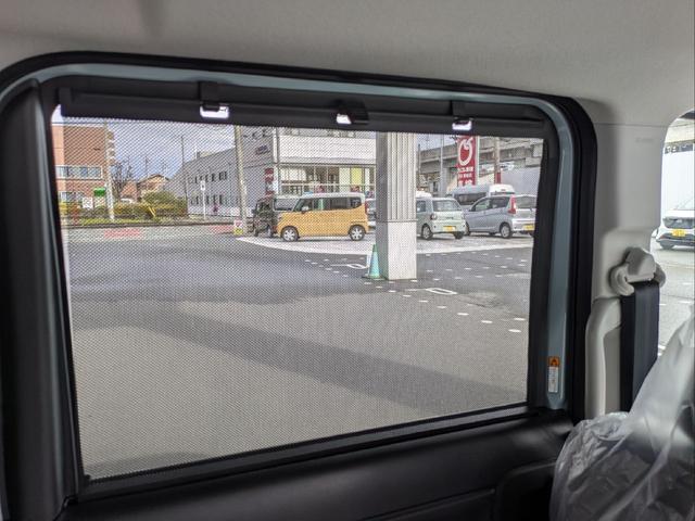 スペーシア ハイブリッドＸ　届出済未使用車！　両側電動スライドドア　クリアランスソナー　レーンアシスト　衝突被害軽減システム　オートライト　ＬＥＤヘッドランプ　スマートキー　アイドリングストップ　電動格納ミラー　シートヒーター（42枚目）