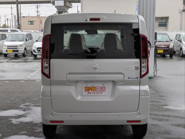 スペーシア ハイブリッドG 届出済未使用車! 両側スライドドア クリアランスソナー 衝突被害軽減システム LEDヘッドランプ スマートキー アイドリングストップ 電動格納ミラー CVT 盗難防止システム ABS ESC(6枚目)