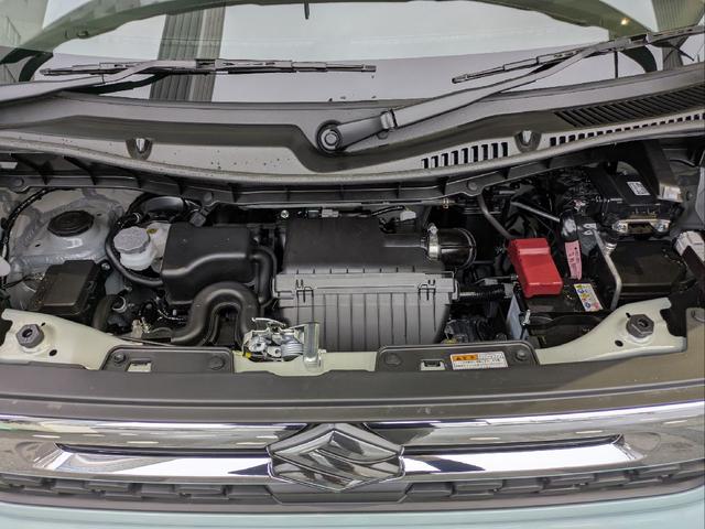 スペーシア ハイブリッドＧ　届出未使用車　両側スライドドア　クリアランスソナー　衝突被害軽減システム　オートライト　ＬＥＤヘッドランプ　スマートキー　アイドリングストップ　電動格納ミラー　ＣＶＴ　盗難防止システム　ＡＢＳ　ＥＳＣ（26枚目）