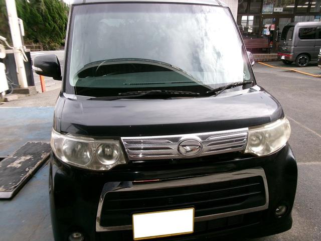 タント カスタムＲＳ　電動スライドドア　ナビ　ＴＶ　ＨＩＤ　スマートキー　アイドリングストップ　電動格納ミラー　ベンチシート　ＣＶＴ　盗難防止システム　ＡＢＳ　ＣＤ　ＵＳＢ　アルミホイール　衝突安全ボディ　エアコン（2枚目）