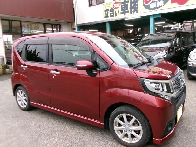 ムーヴ カスタム　Ｘ　ＬＥＤヘッドランプ　スマートキー　アイドリングストップ　ＣＶＴ　盗難防止システム　ＡＢＳ　ＥＳＣ　アルミホイール　衝突安全ボディ　エアコン　パワーステアリング　パワーウィンドウ　運転席エアバッグ（4枚目）