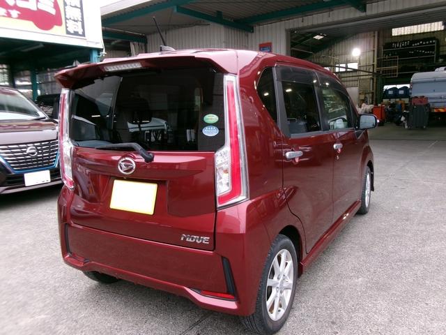 ムーヴ カスタム　Ｘ　ＬＥＤヘッドランプ　スマートキー　アイドリングストップ　ＣＶＴ　盗難防止システム　ＡＢＳ　ＥＳＣ　アルミホイール　衝突安全ボディ　エアコン　パワーステアリング　パワーウィンドウ　運転席エアバッグ（7枚目）