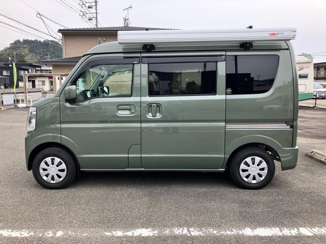 エブリイ ジョインターボ　４ＷＤ　両側オートスライドドア　Ｐスタート　軽キャンパーちょいＣａｍ豊　特別色架装　１０５Ａｈサブバッテリー電源システム　６００Ｗインバーター　走行充電＆外部１００Ｖ充電　１８０Ｗソーラー　サイドオーニング　キャリア　ナビ＆ＥＴＣ　バックカメラ（2枚目）