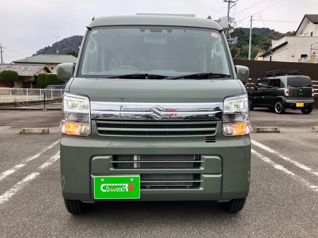 エブリイ ジョインターボ　４ＷＤ　両側オートスライドドア　Ｐスタート　軽キャンパーちょいＣａｍ豊　特別色架装　１０５Ａｈサブバッテリー電源システム　６００Ｗインバーター　走行充電＆外部１００Ｖ充電　１８０Ｗソーラー　サイドオーニング　キャリア　ナビ＆ＥＴＣ　バックカメラ（8枚目）