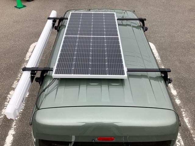 エブリイ ジョインターボ　４ＷＤ　両側オートスライドドア　Ｐスタート　軽キャンパーちょいＣａｍ豊　特別色架装　１０５Ａｈサブバッテリー電源システム　６００Ｗインバーター　走行充電＆外部１００Ｖ充電　１８０Ｗソーラー　サイドオーニング　キャリア　ナビ＆ＥＴＣ　バックカメラ（10枚目）