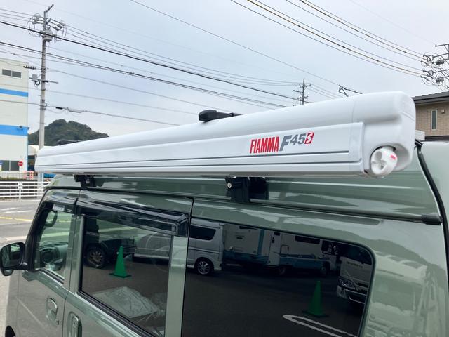 エブリイ ジョインターボ　４ＷＤ　両側オートスライドドア　Ｐスタート　軽キャンパーちょいＣａｍ豊　特別色架装　１０５Ａｈサブバッテリー電源システム　６００Ｗインバーター　走行充電＆外部１００Ｖ充電　１８０Ｗソーラー　サイドオーニング　キャリア　ナビ＆ＥＴＣ　バックカメラ（11枚目）