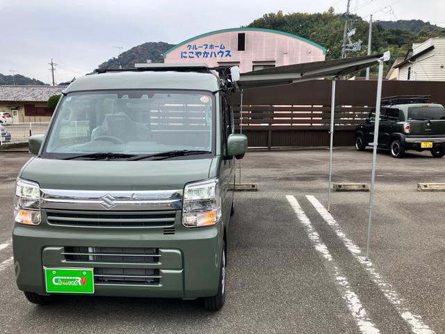 エブリイ ジョインターボ　４ＷＤ　両側オートスライドドア　Ｐスタート　軽キャンパーちょいＣａｍ豊　特別色架装　１０５Ａｈサブバッテリー電源システム　６００Ｗインバーター　走行充電＆外部１００Ｖ充電　１８０Ｗソーラー　サイドオーニング　キャリア　ナビ＆ＥＴＣ　バックカメラ（13枚目）