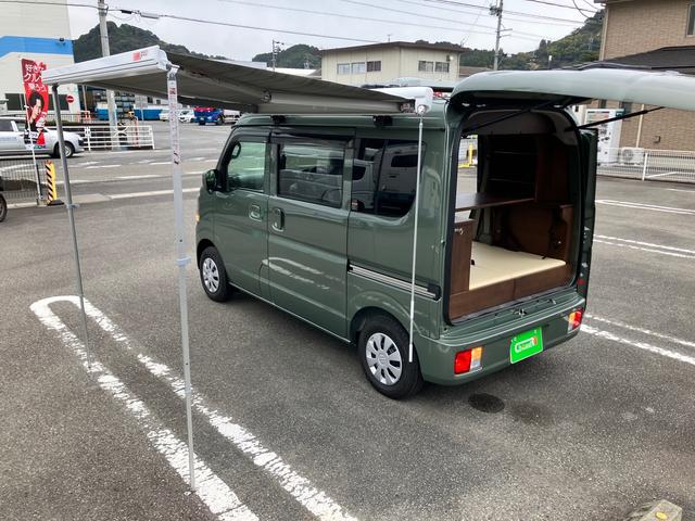 エブリイ ジョインターボ　４ＷＤ　両側オートスライドドア　Ｐスタート　軽キャンパーちょいＣａｍ豊　特別色架装　１０５Ａｈサブバッテリー電源システム　６００Ｗインバーター　走行充電＆外部１００Ｖ充電　１８０Ｗソーラー　サイドオーニング　キャリア　ナビ＆ＥＴＣ　バックカメラ（15枚目）
